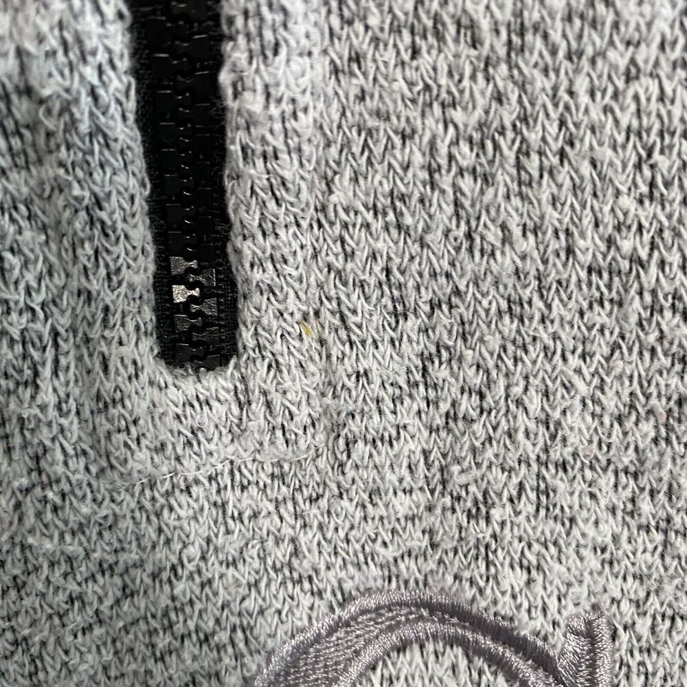 Washington DC Sweater Women’s Large Gray Pullover 1/4 Zip USA Cedar Sports Vtg - Picture 8 of 10